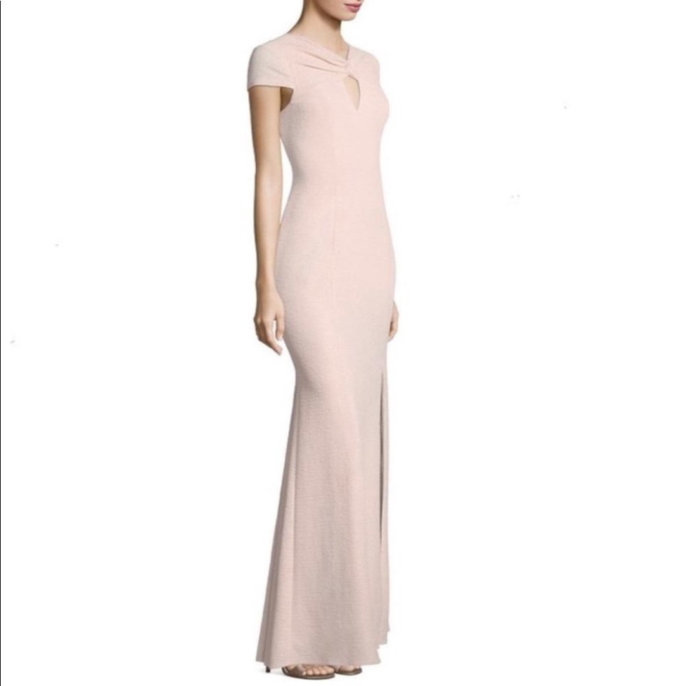 Adrianna papell blush metallic formal dress size 4 - Picture 2 of 10